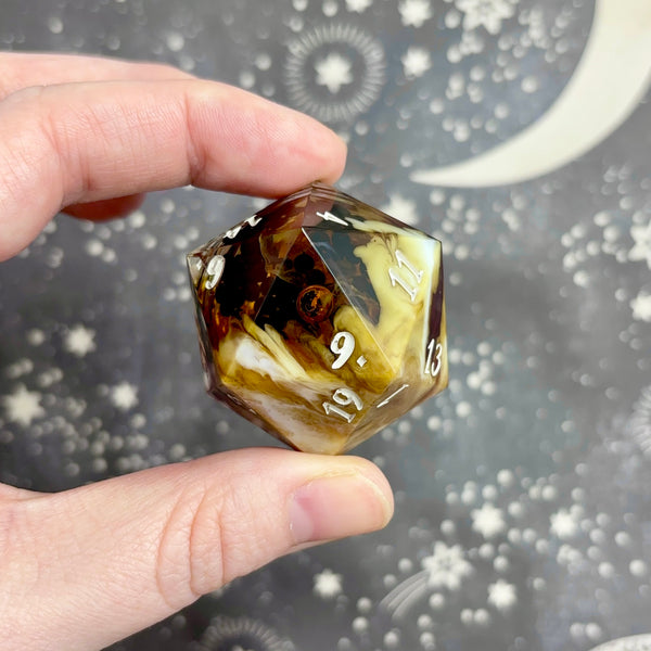 "Liquid Brown Sugar Boba" - 35mm Show-Off Logo d20