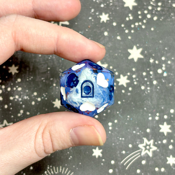 "Rose Gold Celestial" - Death Save d20