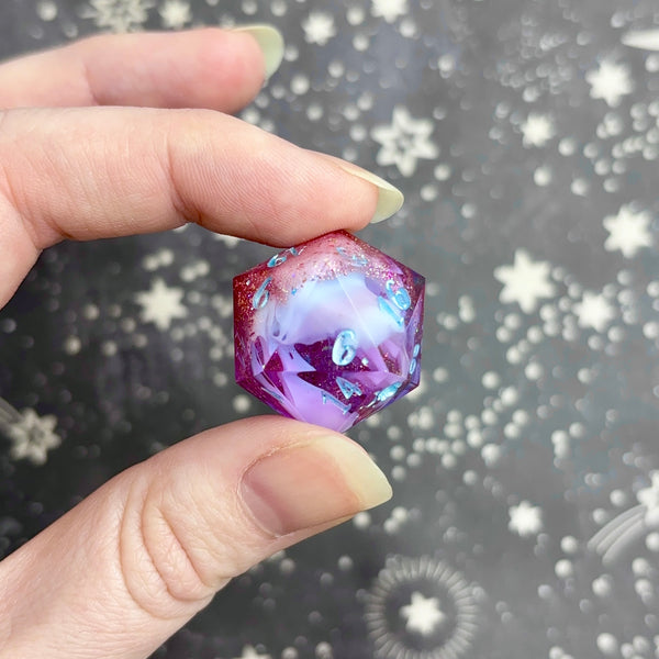 "One Clear Day" - 7 Piece Show Off Set - Logo d20