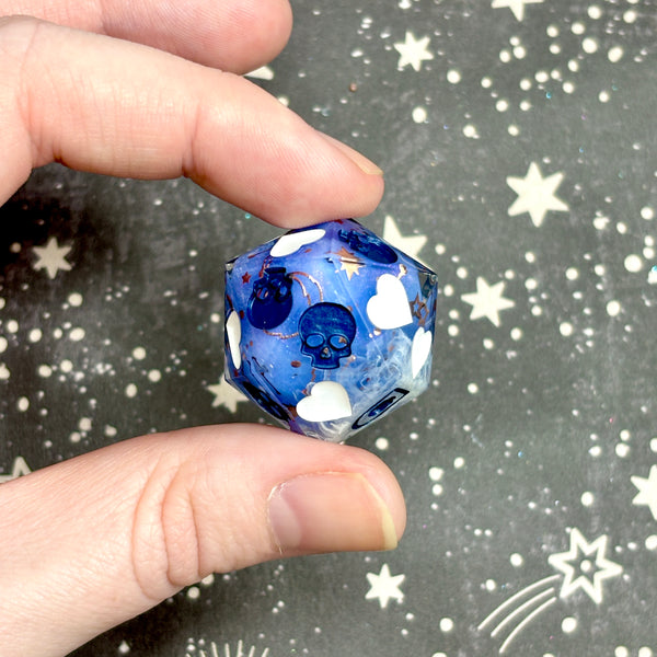 "Rose Gold Celestial" - Death Save d20