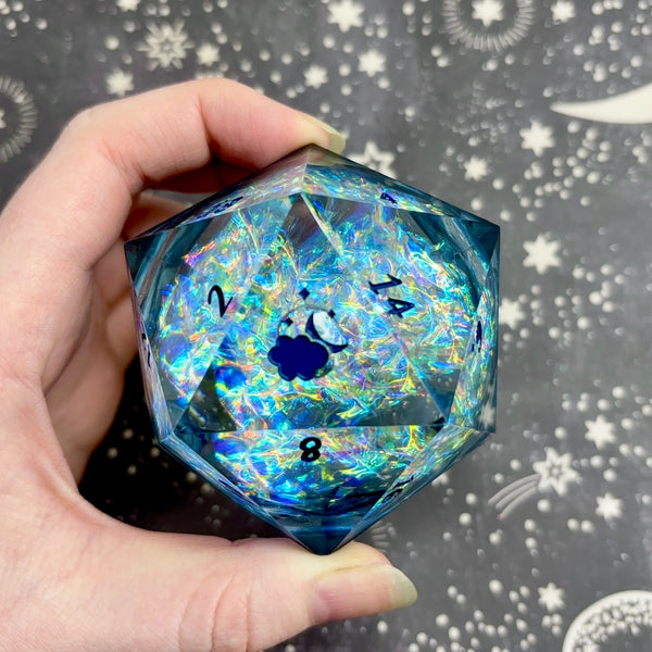 "Libations" - 60mm Logo d20