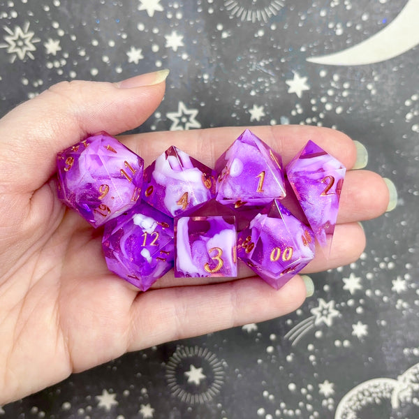 "Wisteria Wonderland" - 7 Piece Show Off Set - Logo d20