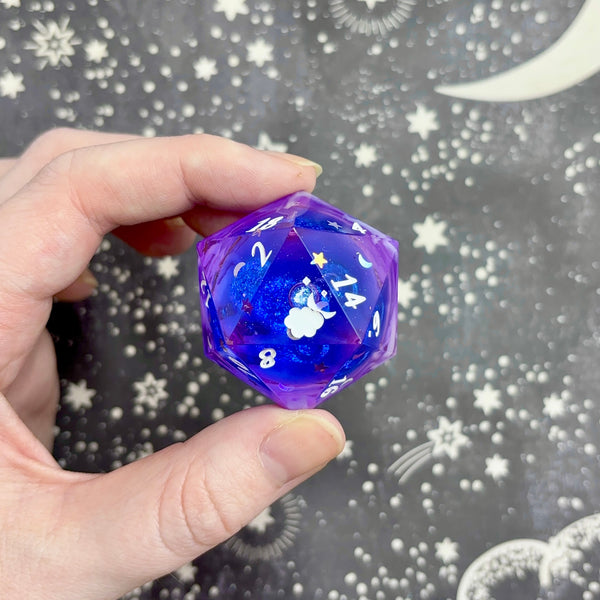 "Star Sworn" - 35mm Show-Off Logo d20
