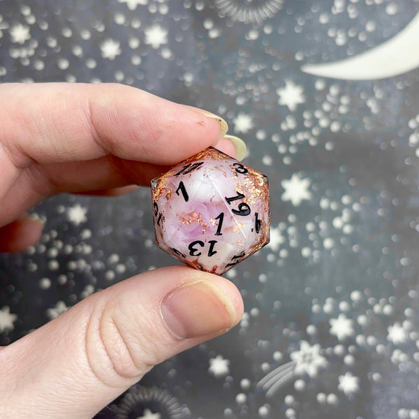 "Copper Geode" - Show Off Logo d20