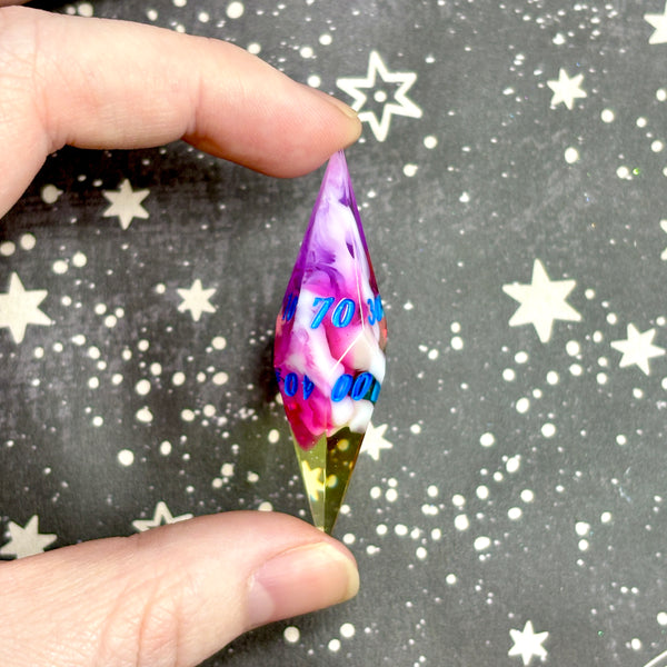 "New Dawn" - Elongated 7 Piece Show Off Set - Logo d20