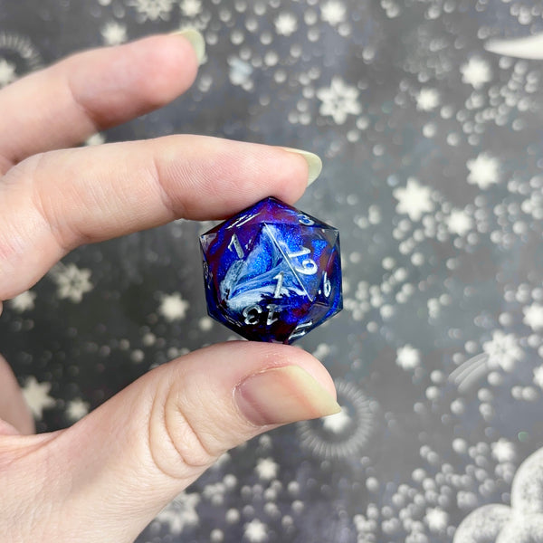 "Crushed Velvet" - 7 Piece Show Off Set - Logo d20