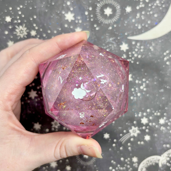 "Perfect in Pink" - 60mm Logo d20