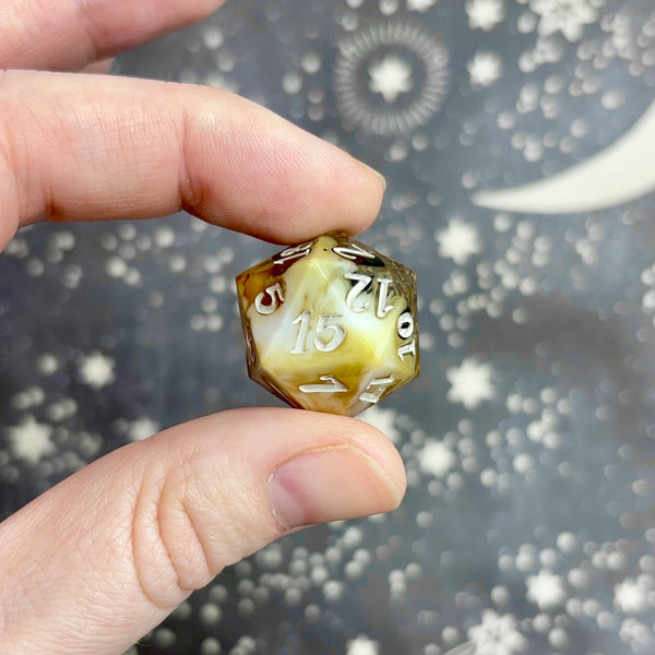 "Liquid Brown Sugar Boba" - Standard Logo d20