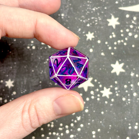 "Summer Skies Caged" - Standard Numeric d20