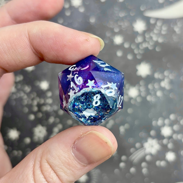 "Moonbow" - 7 Piece Show Off Set - Logo d20