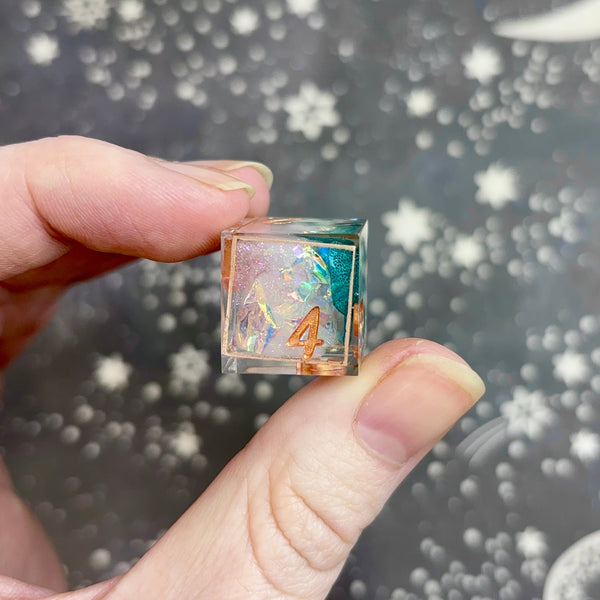 "Fey Bloom" - 7 Piece Show Off Set - Logo d20