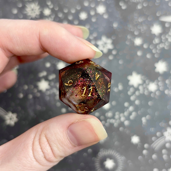 "Ash and Cinders" - Show Off Numeric d20