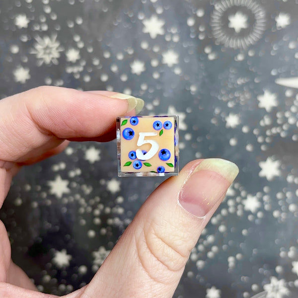 "Blueberries" - 7 Piece Set - Logo d20