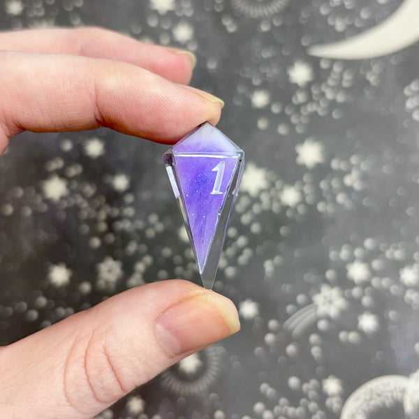 "Astral Gems" - 7 Piece Show Off Set - Logo d20