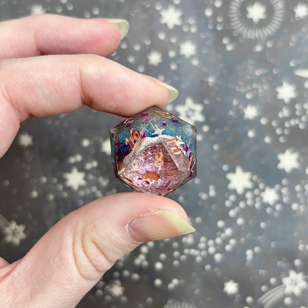 "Cosmic Geodes" - Show Off Logo d20