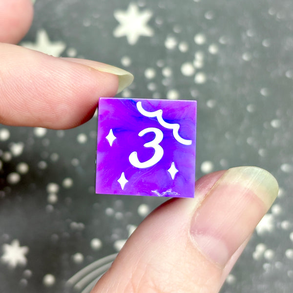 "Lavender Swirls" - 6d6 Set