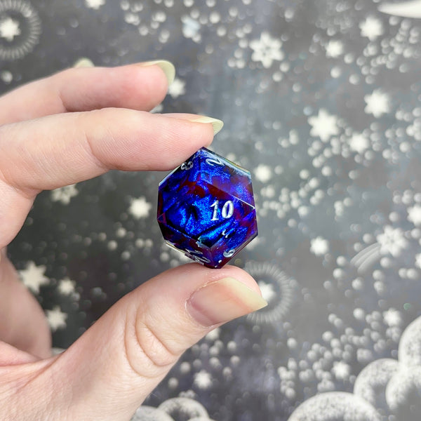 "Crushed Velvet" - 7 Piece Show Off Set - Logo d20