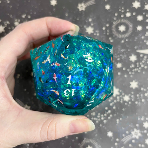 "Koi Current" - 60mm Logo d20