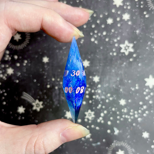 "Pensive Whimsy" - Elongated 7 Piece Show Off Set - Logo d20