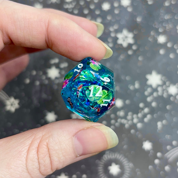 "Koi Pond" - 7 Piece Show Off Set - Logo d20