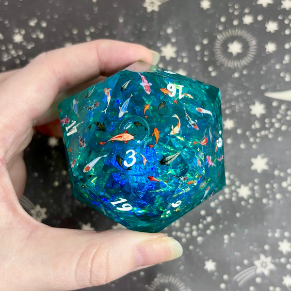 "Koi Current" - 60mm Logo d20