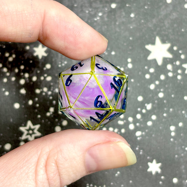 "Pink Pearls" - Show Off Numeric d20