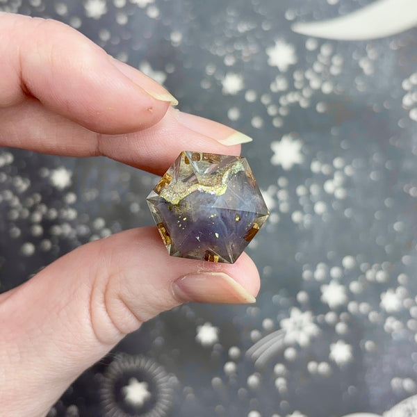 "Gold Geode" - Show Off Gem d6