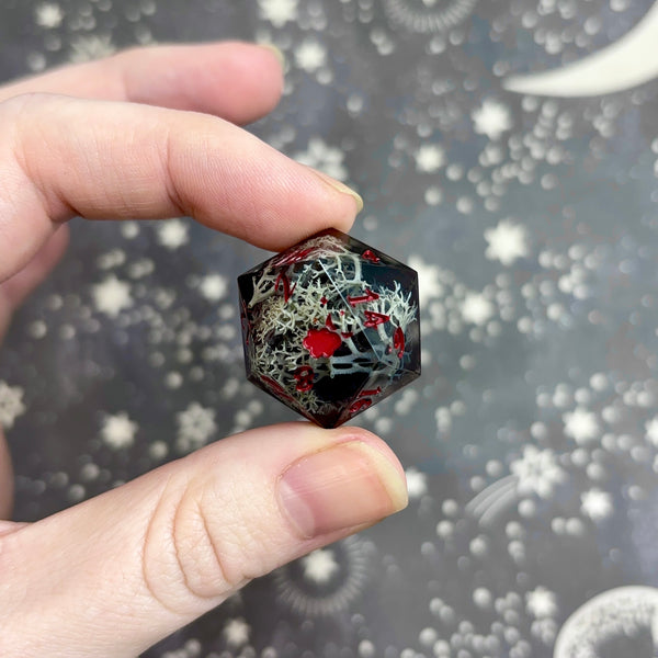 "Lost Life" - Elongated 7 Piece Show Off Set - Logo d20