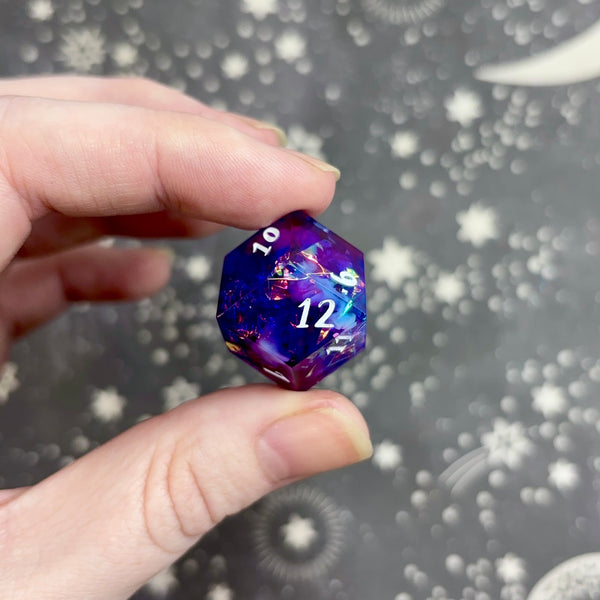 "Dancing in Deep Space" - 7 Piece Show Off Set - Logo d20