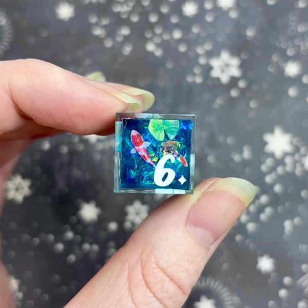 "Koi Pond" - 7 Piece Show Off Set - Logo d20