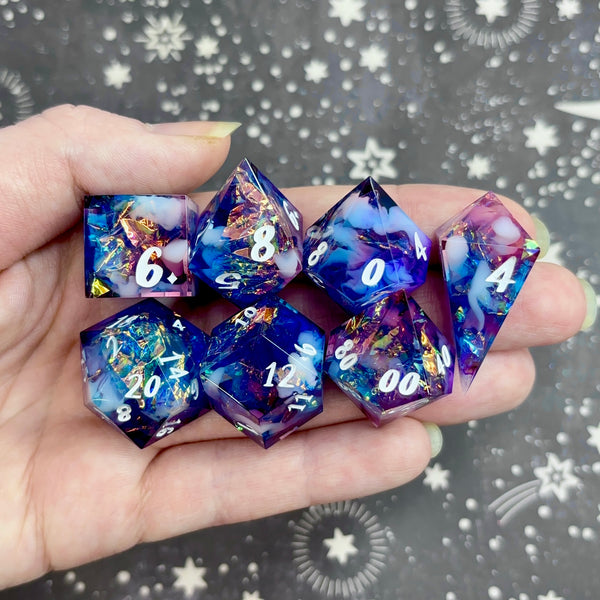 "Lost in the Beyond" - 7 Piece Show Off Set - Logo d20