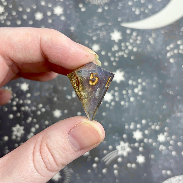 "Gold Geode" - Show Off Gem d6