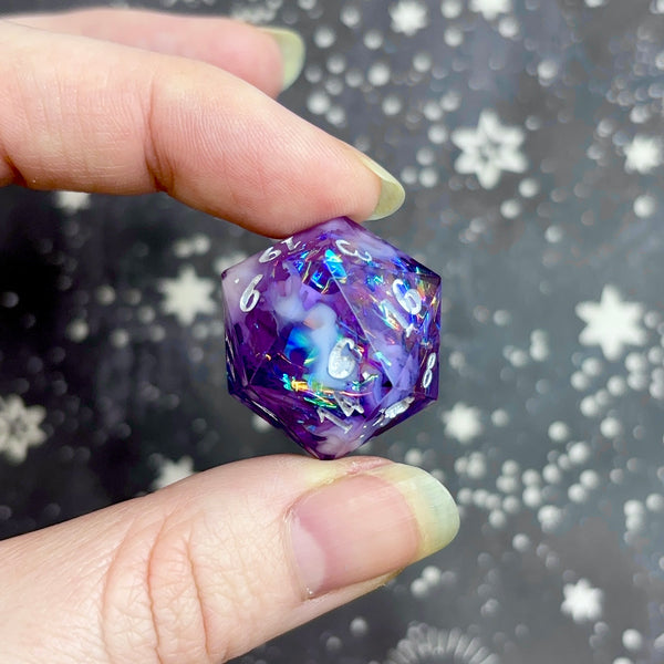 "Mana Storm" - 7 Piece Show Off Set - Logo d20