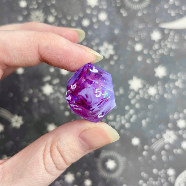 "Summer Fog" - 7 Piece Show Off Set - Logo d20