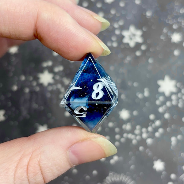 "Nightsong" - 7 Piece Show Off Set - Logo d20