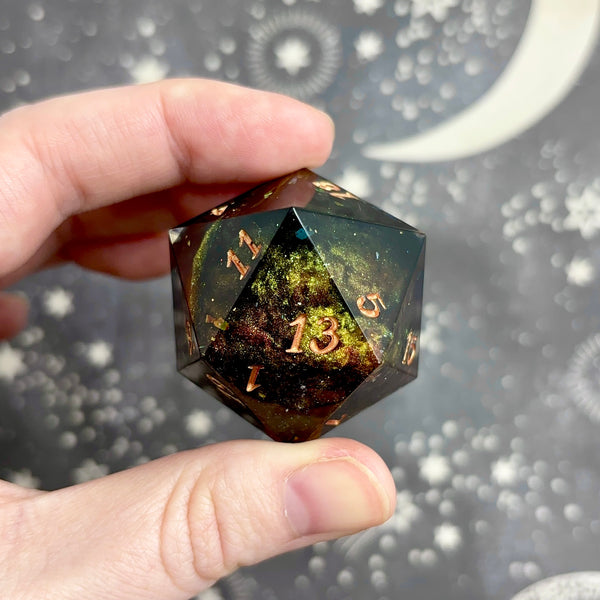 "Scarlet Nebula" - 35mm Show-Off Logo d20