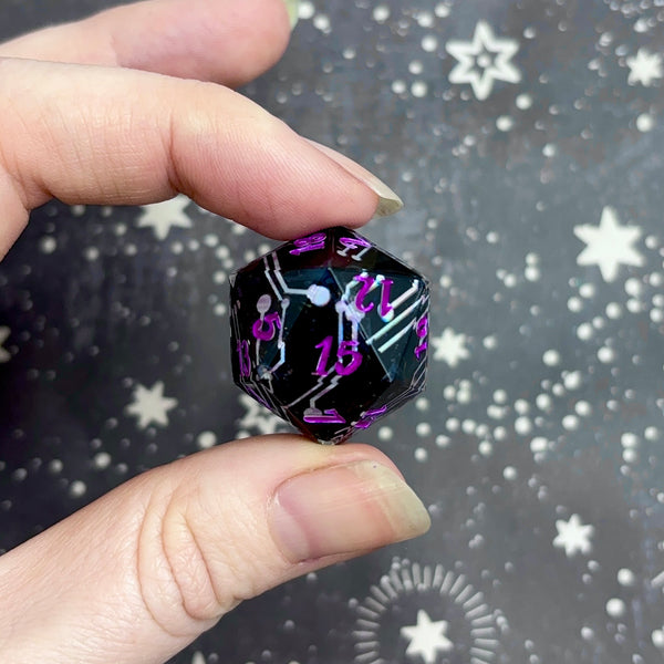 "Circuit Board" - Show Off Logo d20