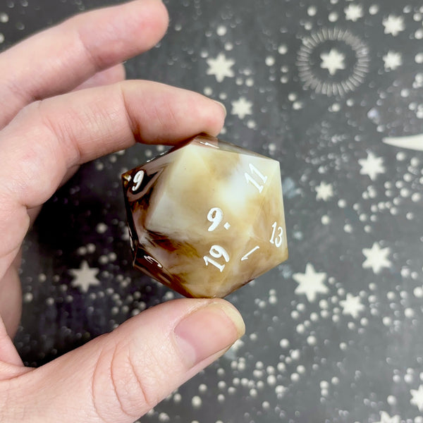 "Brown Sugar Boba" - 35mm Show-Off Logo d20