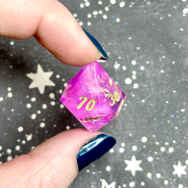 "Bubblegum Brightness" - 7 Piece Show Off Set - Logo d20