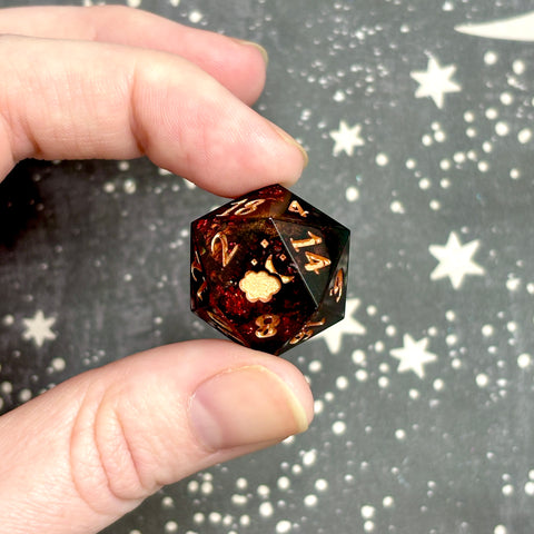 "Red and Rose" - Standard Logo d20