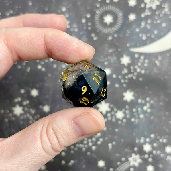 "Milkyway Moon" - Show-Off Numeric d20