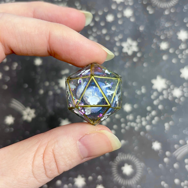 "Peaceful Planets" - 7 Piece Show Off Set - Logo d20