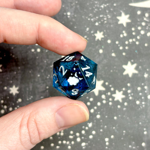 "Blue and Black" - Standard Logo d20