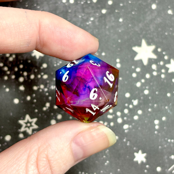 "Galactic Flare" - Show Off Numeric d20