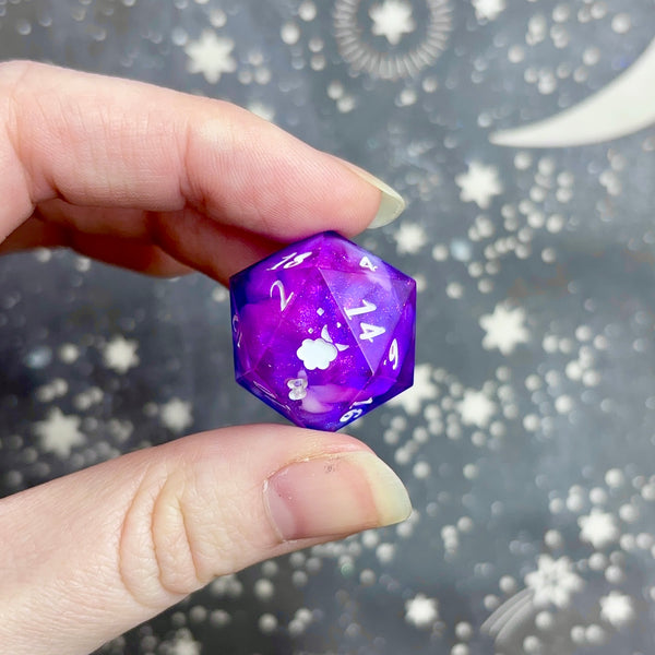 "Into the Iris" - 7 Piece Show Off Set - Logo d20