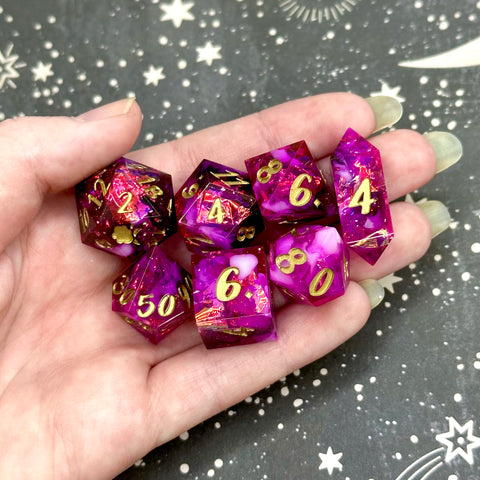 "Electric Soul" - 7 Piece Set - Logo d20