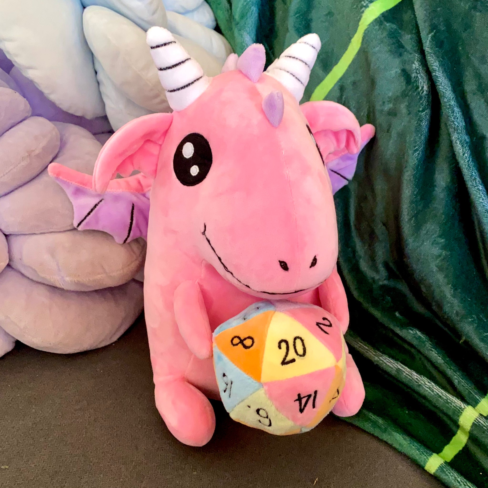 D20 Dragon Plush